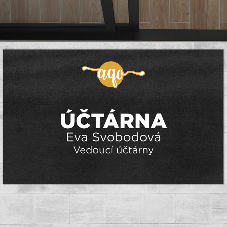 Personalizovaná rohožka – Profesionální vstup