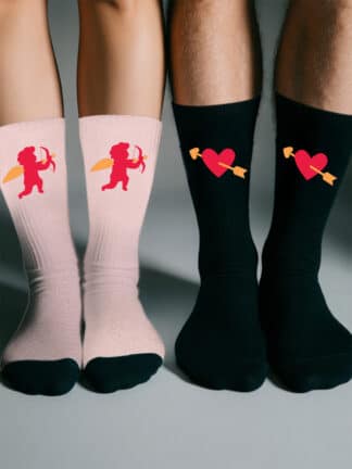 2x Ponožky – Dvojnásobná láska ❤️ (univerzální velikost)