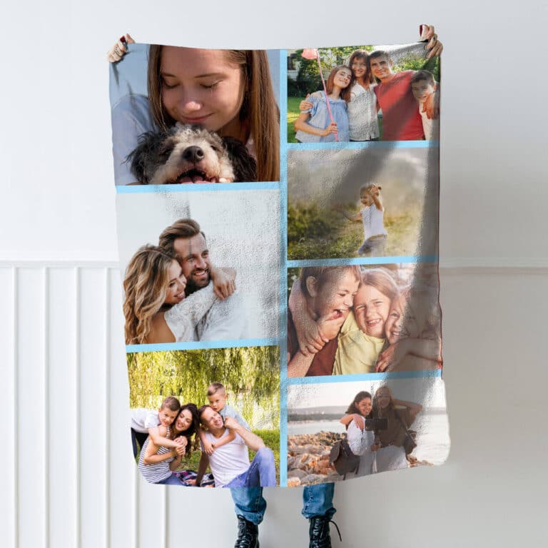 Personalizovaná deka s koláží
