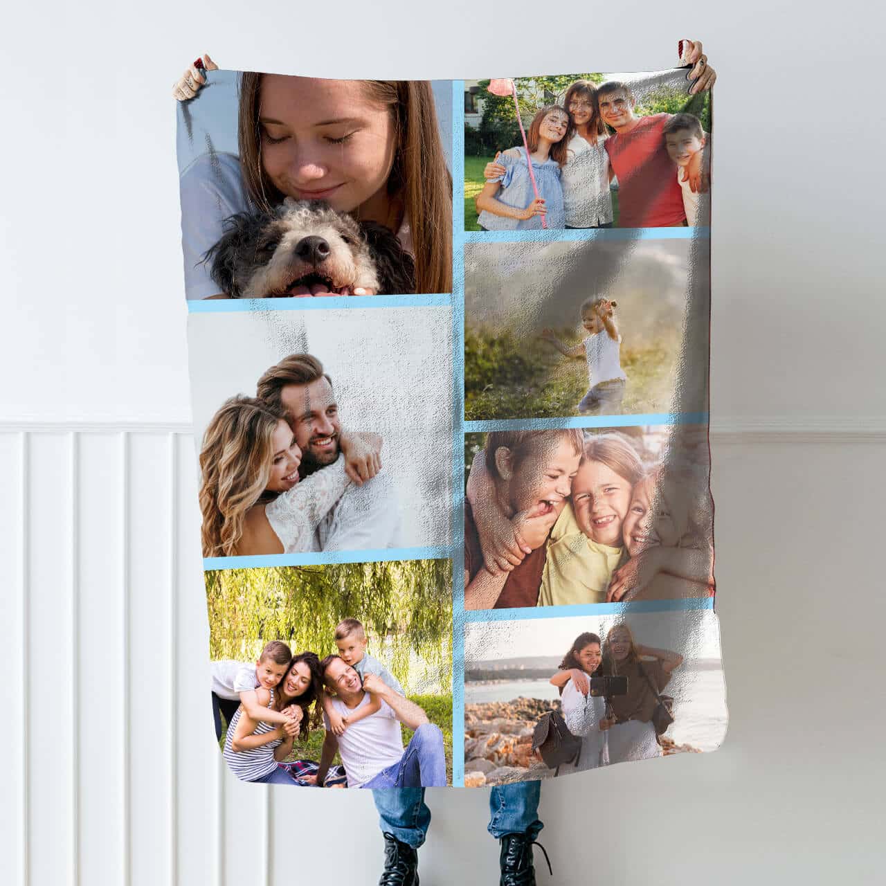 Personalizovaná deka s koláží