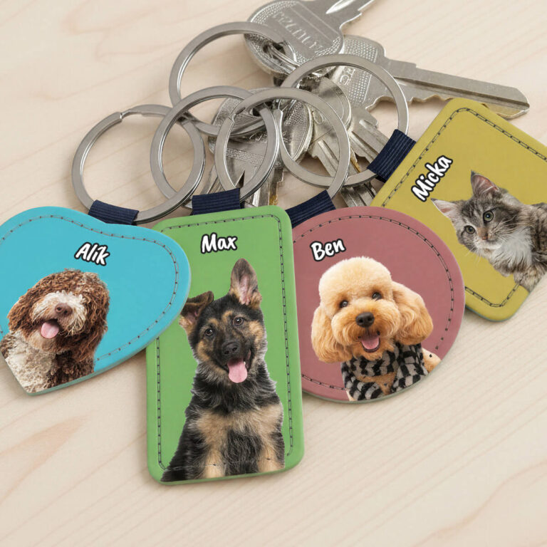 Personalizovaný přívěsek na klíče s vaším mazlíčkem