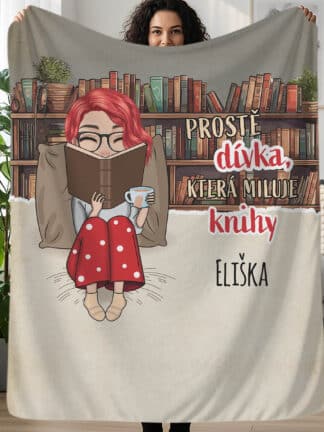 Personalizovaná deka pro knihomoly