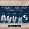 Personalizovaná rohožka - Rodinné tenisky