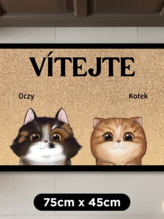 Personalizovaná rohožka - Vítejte, služebnictvo