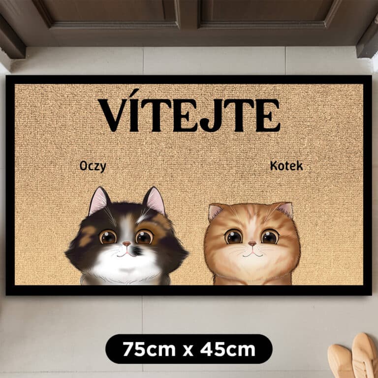 Personalizovaná rohožka - Vítejte, služebnictvo