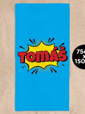 Personalizovaná plážová osuška - Jméno