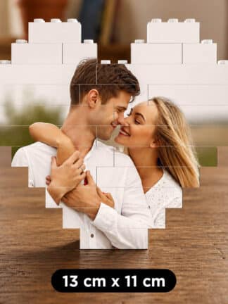 Puzzle Block Srdce s vlastní fotkou