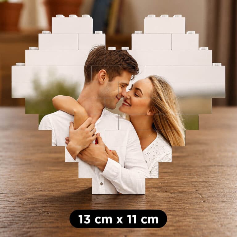 Puzzle Block Srdce s vlastní fotkou