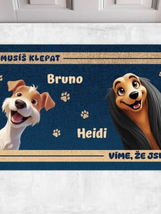 Personalizovaná rohožka - Nemusíš klepat